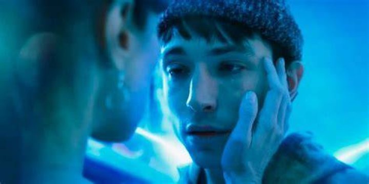 Ezra Miller Crying In The Chronobowl In The Flash Movie