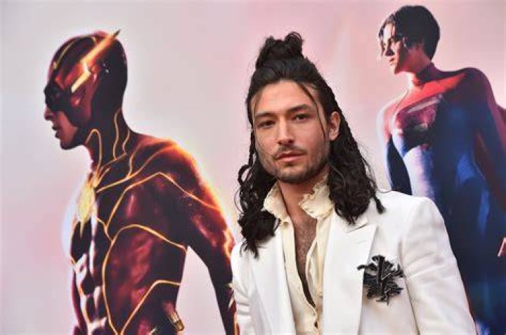 Ezra Miller's Flash and Michael Keaton's Batman