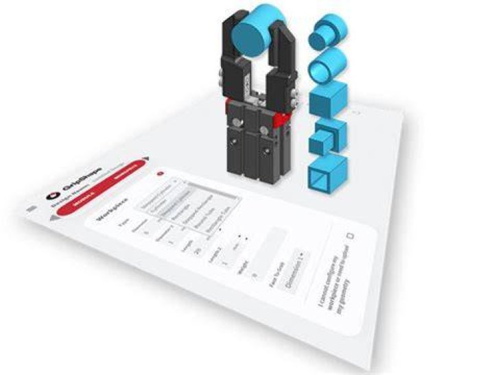 Fairlane Products&rsquo; web-based GripShape application allows users to design and purchase custom robot gripper fingers. Visit 