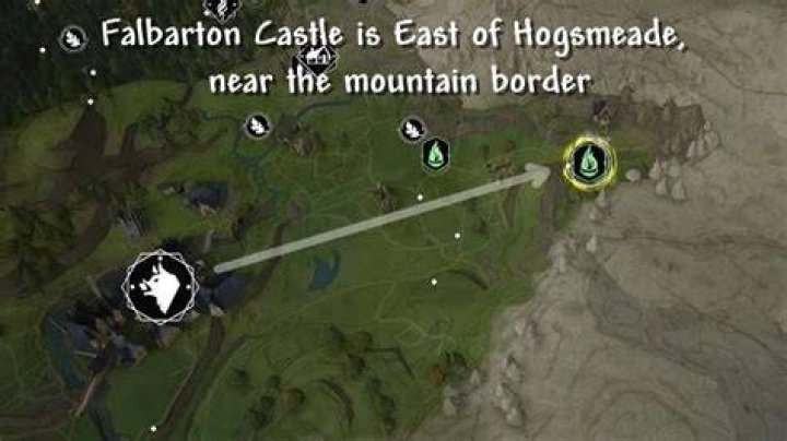 Falbarton Castle location in Hogwarts Legacy.