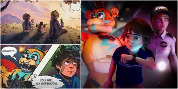 FNAF Security Breach Every Ending Explained Canon Ending Gregory Freddy on Hill
