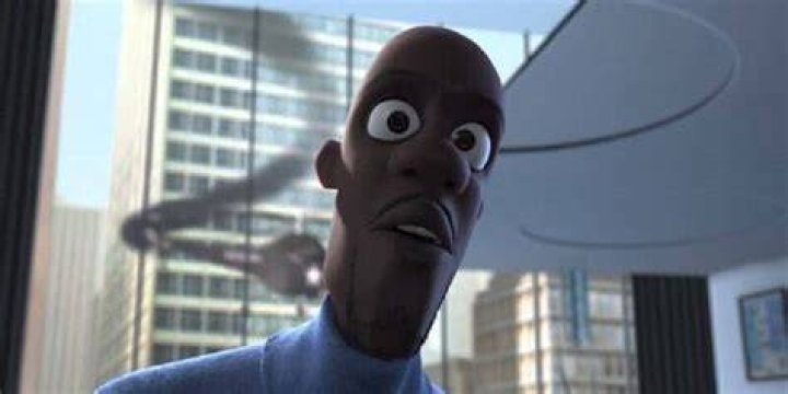 Frozone looks for his super suit in The Incredibles