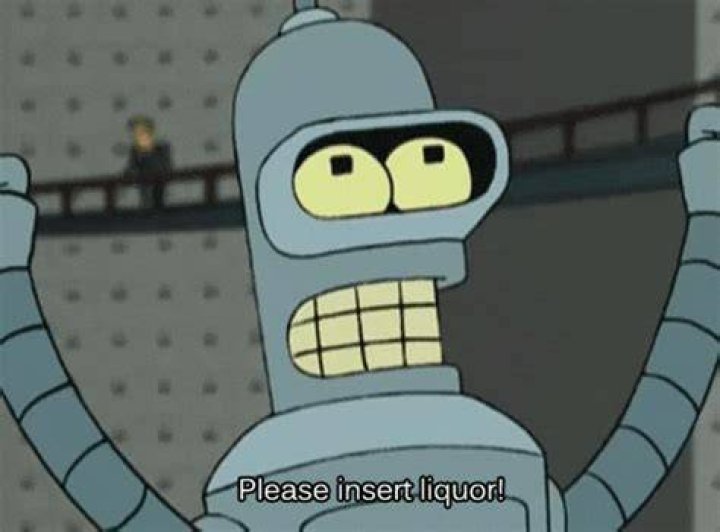 FUTURAMA - Bender insert liquor