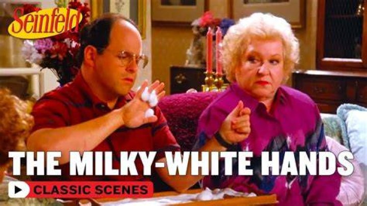 George becomes a hand model in Seinfeld