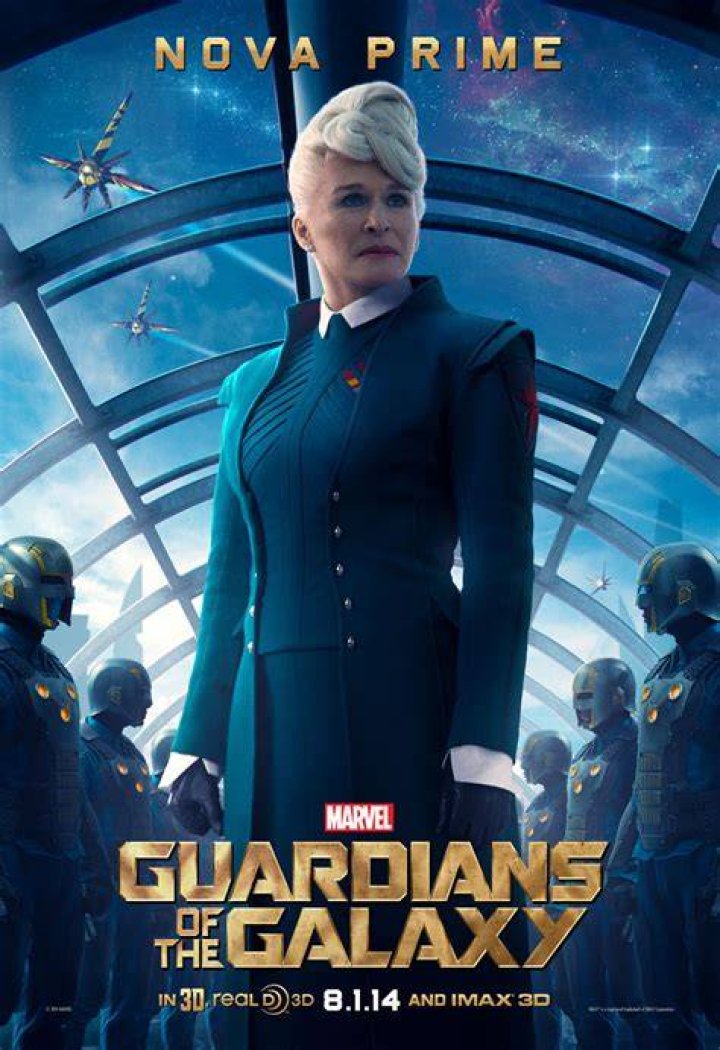 Glenn Close as Nova Corps in Guardians of the Galaxy