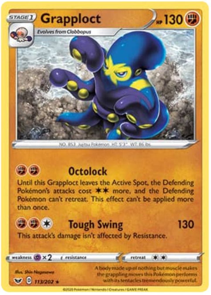 grapploct pokemon sword and shield