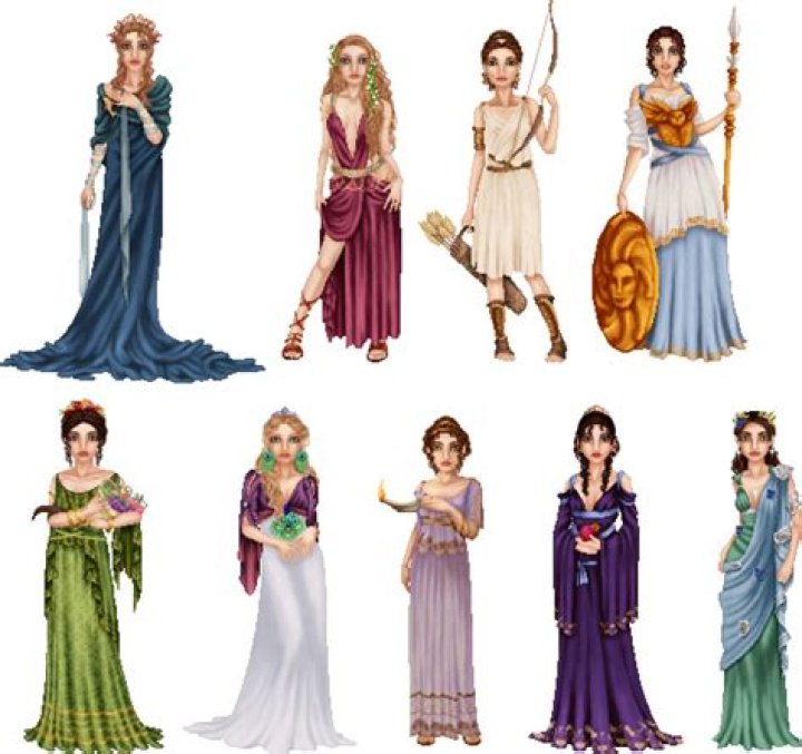 Greek Goddesses by GlitterPig Greek mythology gods, Greek mythology