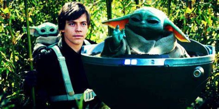 Grogu leaves with Luke Skywalker