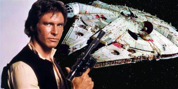 Han Solo on the Falcon in The Force Awakens