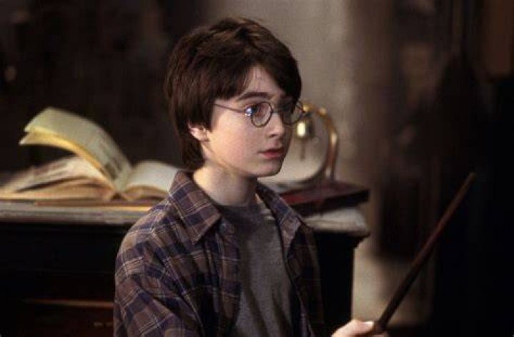 Harry receiving his wand in Harry Potter and the Sorcerer's Stone