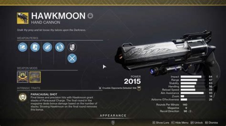 hawkmoon roll