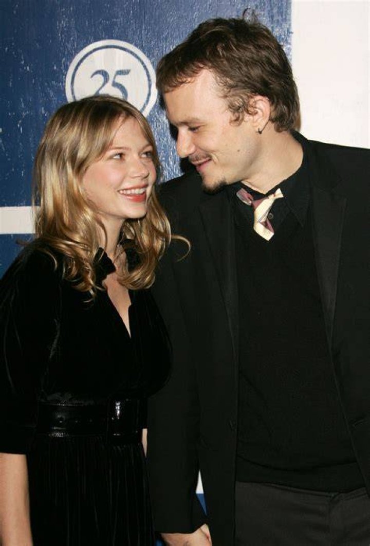 Heath Ledger and Julia Stiles from 10 Things I Hate About You pointing at the camera