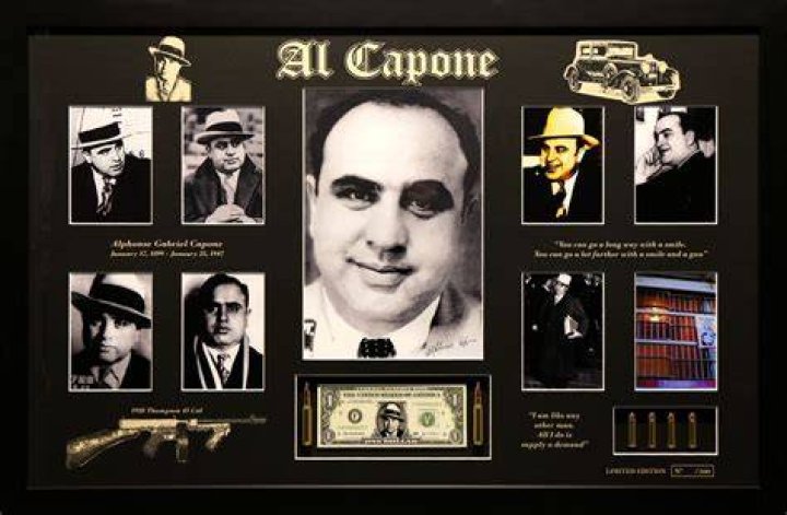 Historical Memorabilia Al Capone "Scarface" Chicago The Outfit Mafia