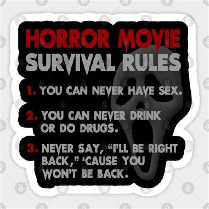 Horror Movie Rules by klance Horror movies, Horror, Nerd shirts