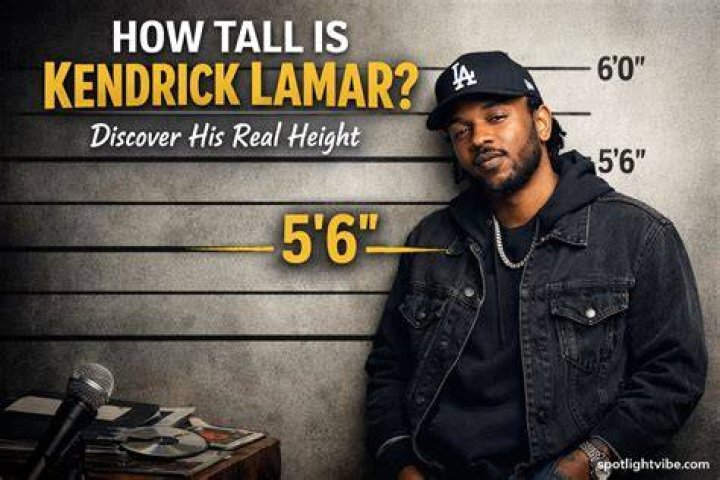 How tall is Kendrick Lamar?