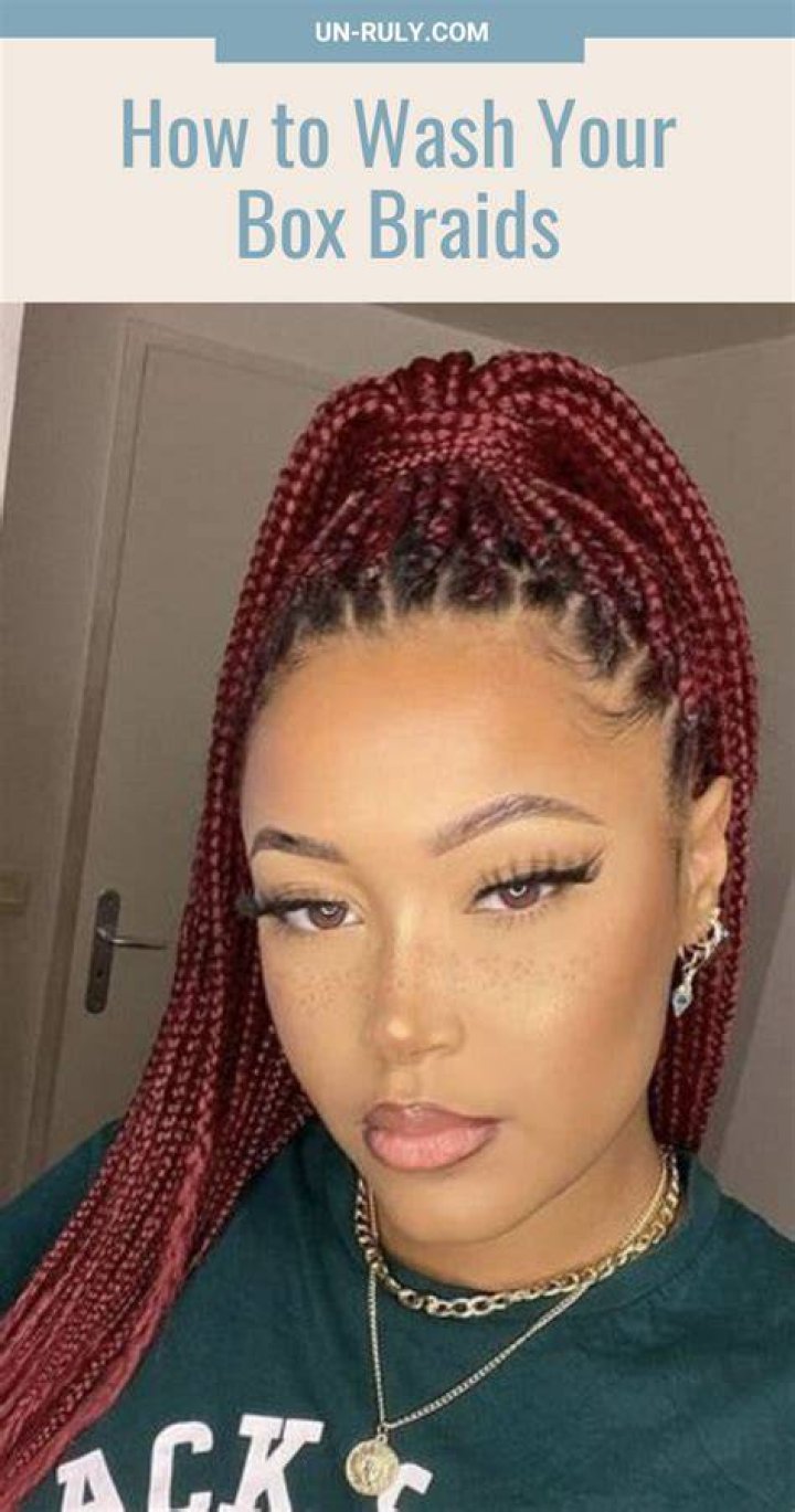 How To Wash Your Box Braids