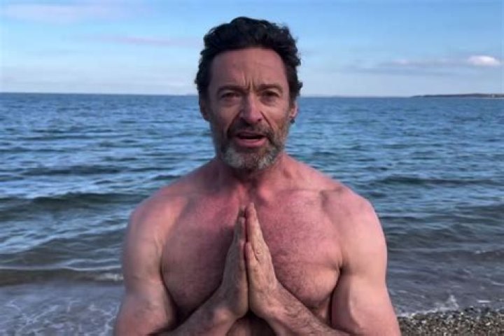 Hugh Jackman Rings in 2024 with Dip in the Ocean&rsquo;s &lsquo;Freezing Water&rsquo;