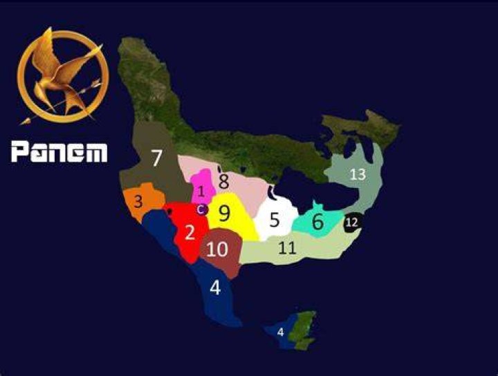 Hunger Games Map of Panem The Hunger Games Fan Art (13703262) Fanpop
