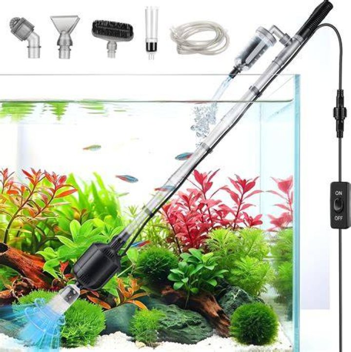 hygger 360GPH Electric Aquarium Gravel Cleaner 5 in 1