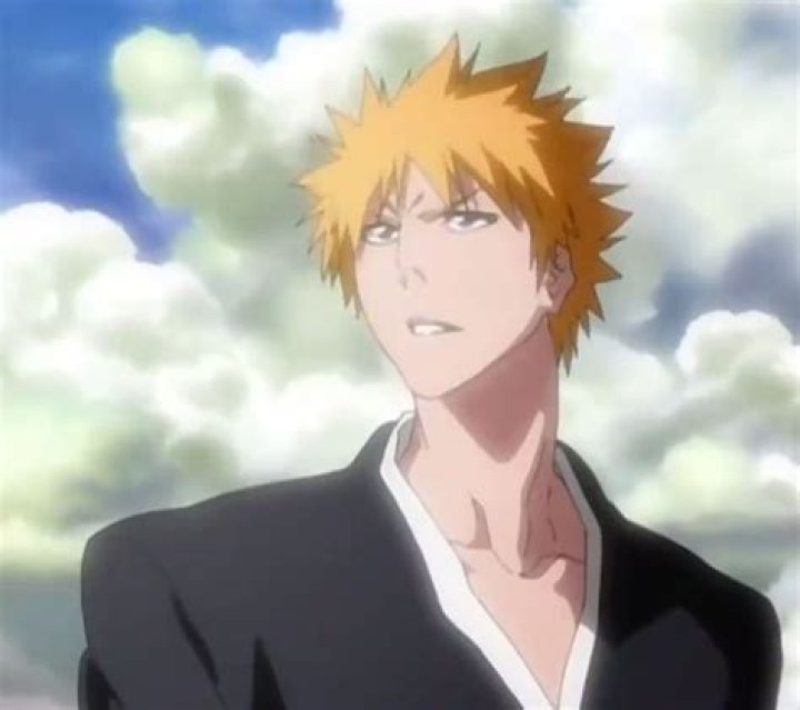 Ichigo stares in Tite Kubo's Bleach anime