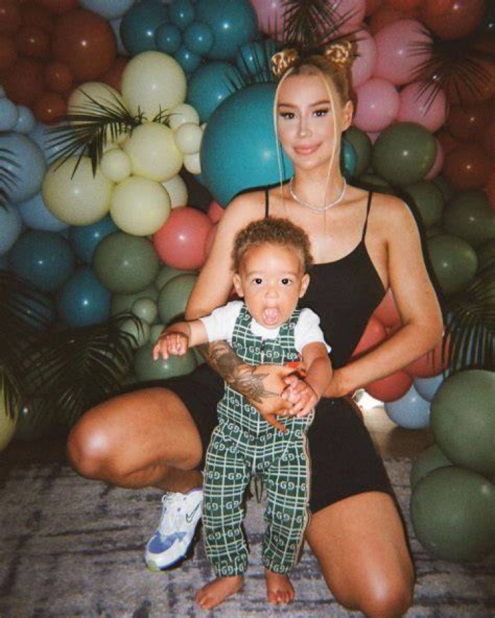 Iggy Azalea and her baby Onyx Kelly