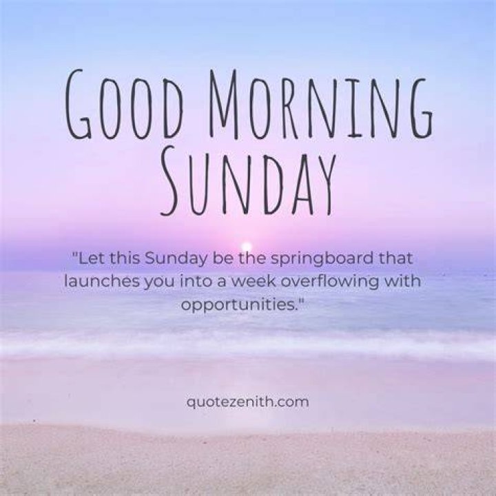 Inspirational Sunday Morning Quotes and Images