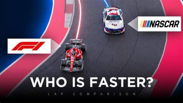 Is NASCAR faster than F1?