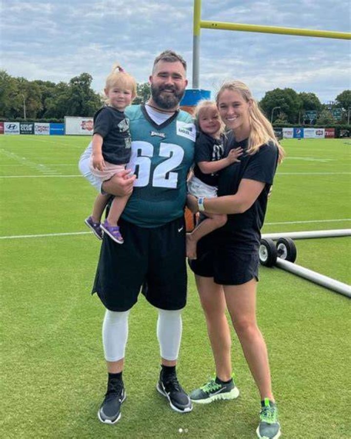 Jason Kelce and his family