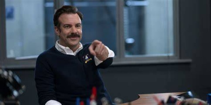 Jason Sudeikis as Ted Lasso in Ted Lasso Season 2 on Apple TV+