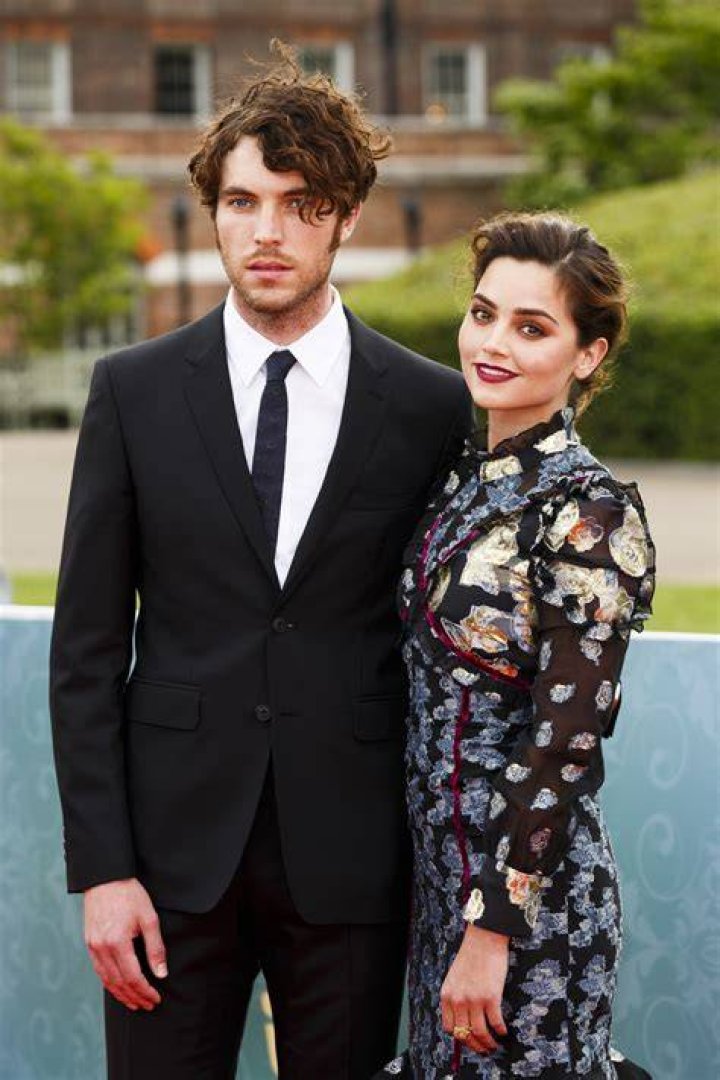 Jenna Coleman & Tom Hughes Step Out For 'Victoria' Premiere in London