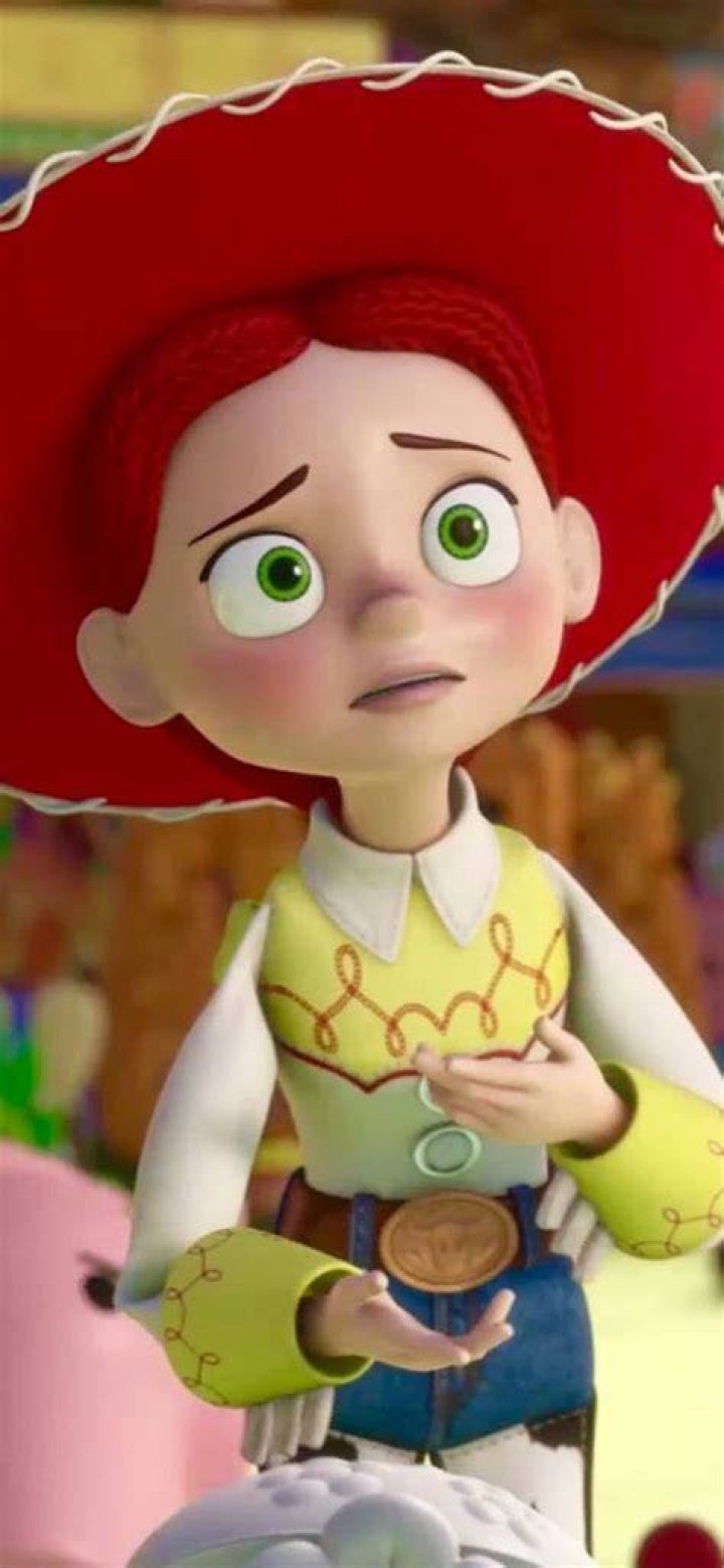 Jessie looking sad in Toy Story 2