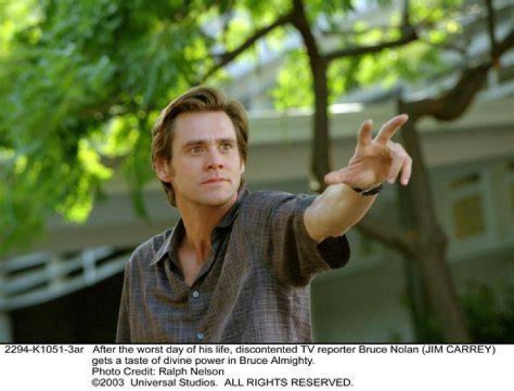Jim Carrey in Bruce Almighty