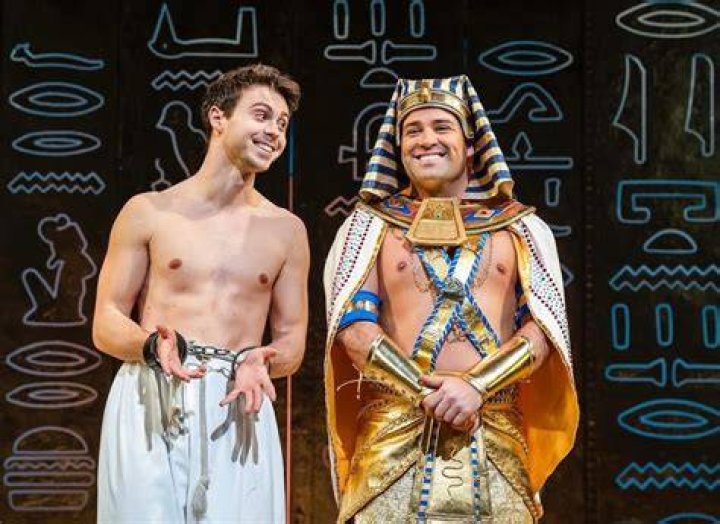 Joe McElderry as Joseph on stage