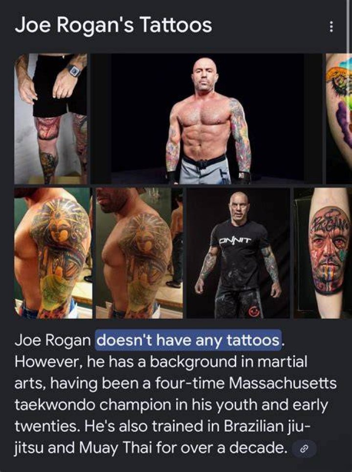 Joe Rogan tattoo by Steve Butcher Photo 26823