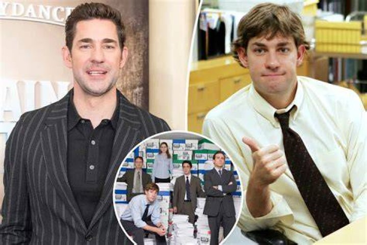 John Krasinski as Jim showing Jenna Fischer as Pam around the house he bought for her in The Office