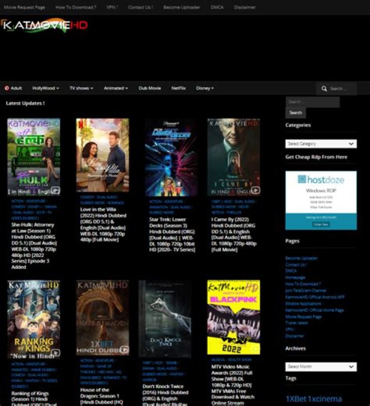 KatMovieHD Download Bollywood, Hollywood, Tamil HD Movies Daily
