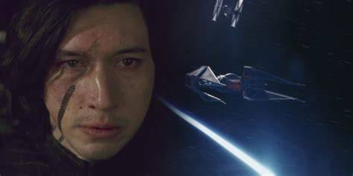 Kylo Ren on his ship in The Rise of Skywalker