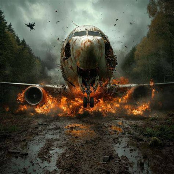 Lara evades fiery plane in Tomb Raider 2013