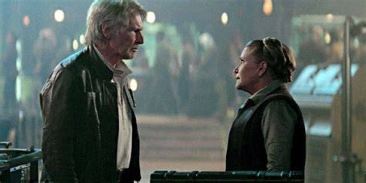 Leia on a Resistance base in The Force Awakens