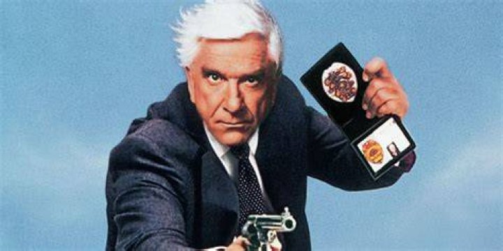 Leslie Nielson in Naked Gun