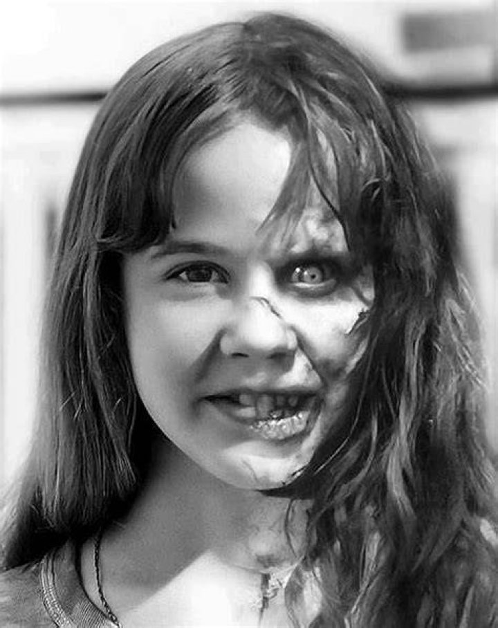Linda Blair as Regan MacNeil in Bed in The Exorcist 1973