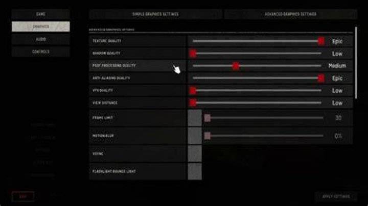Low settings ready or not