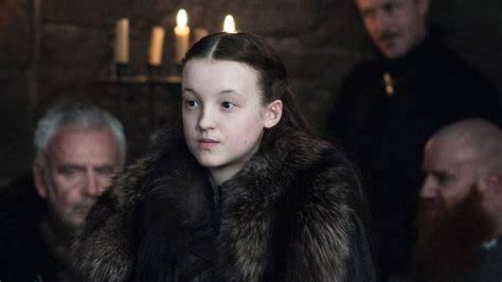 Lyanna Mormont standing in the middle of The Long Night