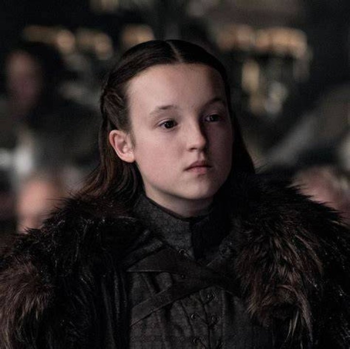 Lyanna Mormont talking at Winterfell in Game of Thrones