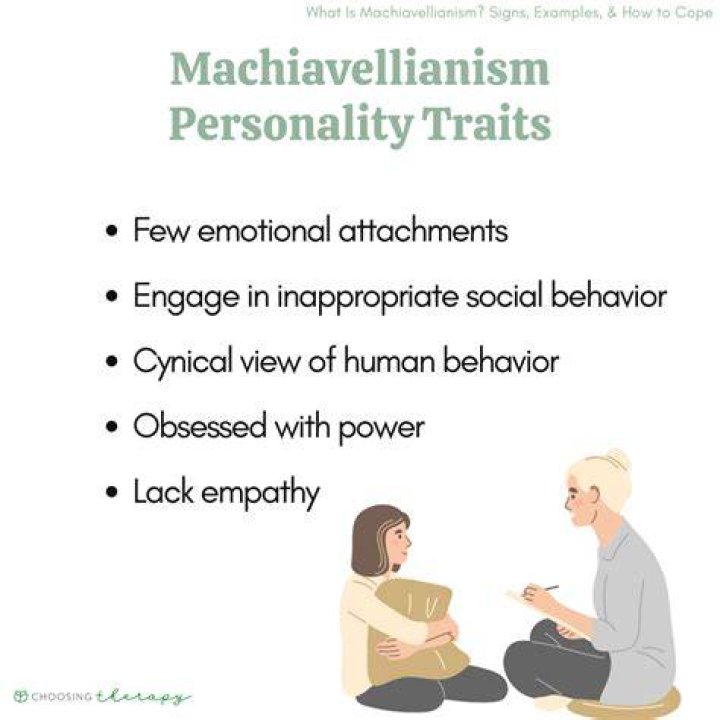 Machiavellianism Personality Traits Machiavellianism, Dark triad