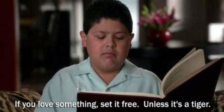 manny reading phils philosophy - modern family