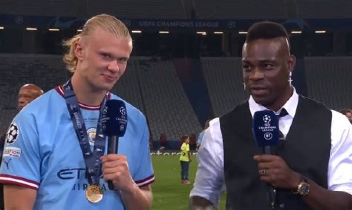 Mario Balotelli says Erling Haaland is the best striker in the world