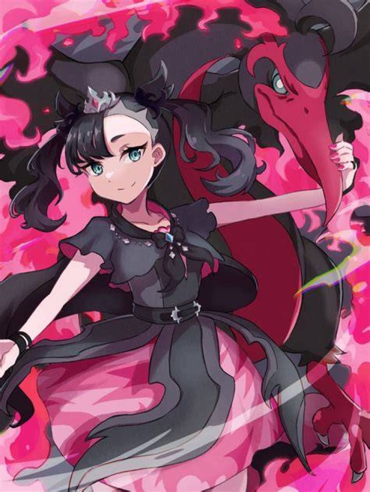 Marnie preparing for the Galarian Star Tournament in Pok&eacute;mon: Twilight Wings