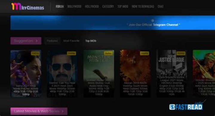 MKVCinemas 2023 Download Hollywood, Bollywood Movies, Hindi Dubbed