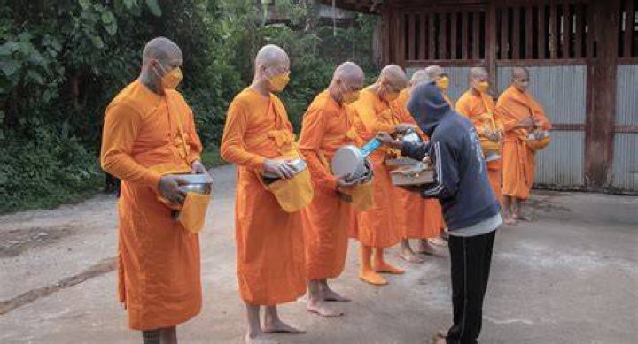 monk in thailand